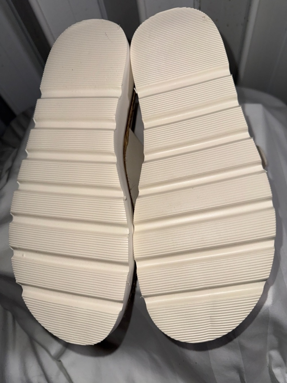 NWOT - Madden Girl Mythical Platform Sandals. Bone Color. Size: 8.5 - Picture 4 of 4